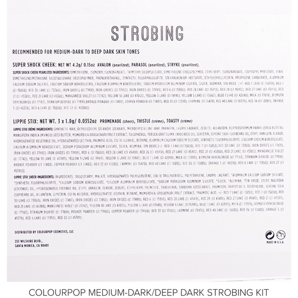 ColorPop: Strobing Kit (Medium/Dark): BRAND NEW! - Picture 3 of 3